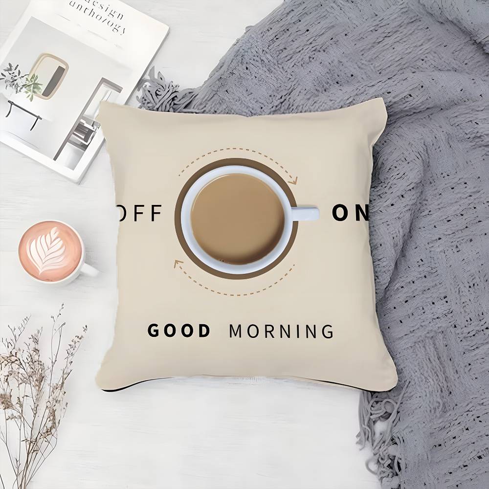 Cafe and Theater Casual Matching Pillow Case Printing Pillowcase Living Room Sofa Cushion Cover Bedroom Room Decor