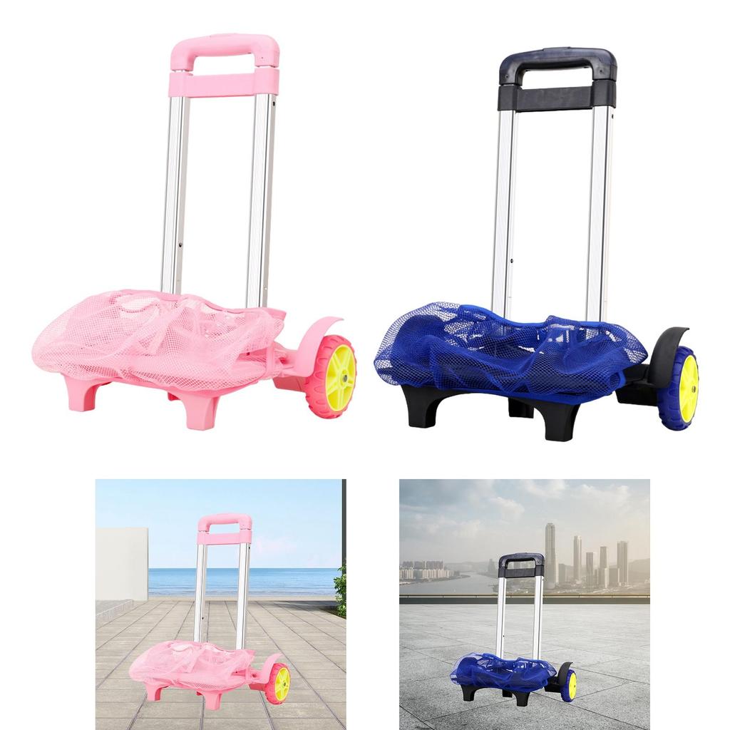 Backpack Trolley Stair Climbing Cart Folding Hand Cart for Home Office Boxes