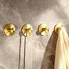 Waterproof Wall Mount Hooks Stainless Steel Wall Hanger Modern Clothes Towel Holder  Bathroom