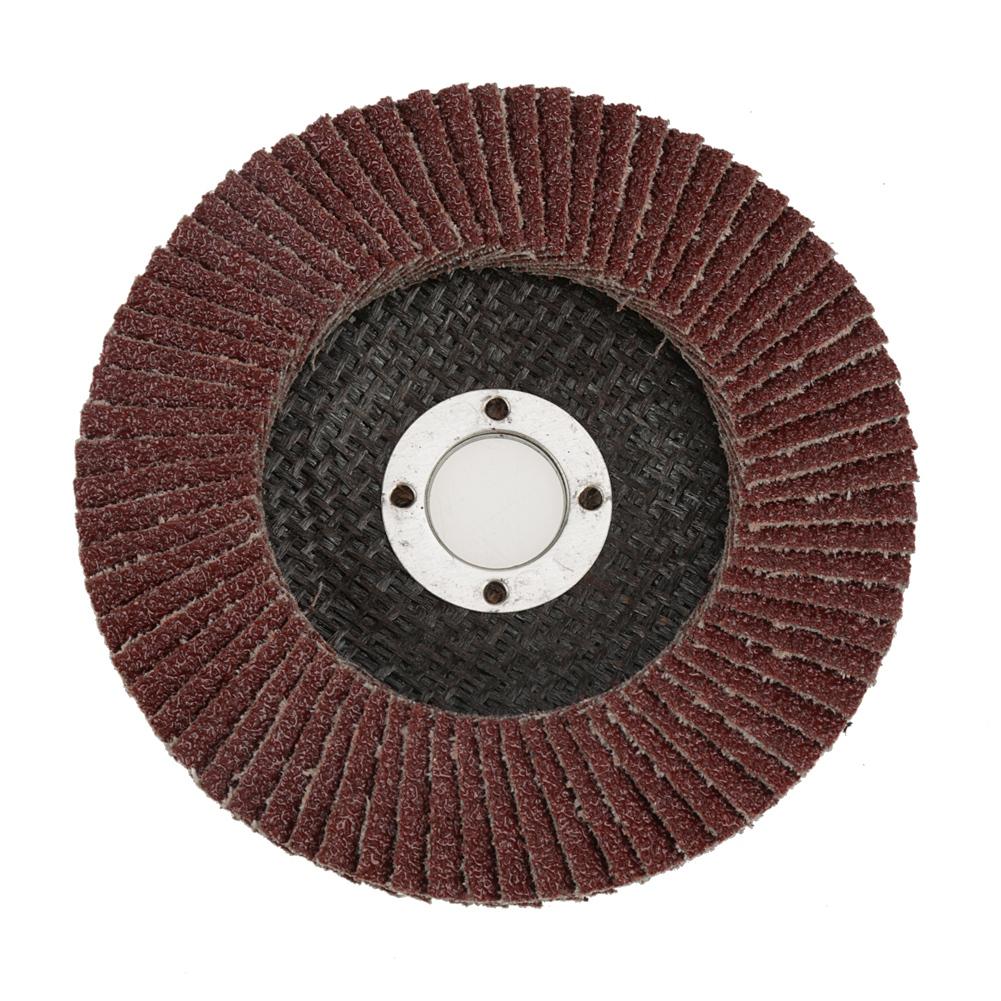10Pcs Grit 60 Grinding Sanding Disc Polishing Wheel Grinding Flap Disc 100*6*16 mm