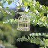 Yousheng Miniature Birdcage Ornaments, Decorative Mini Birdcage Figurine, Cute Garden Succulents Pot Decor Tea Banquet