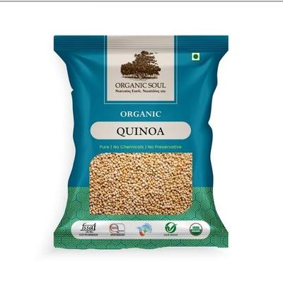 Organic White Quinoa Seeds 450gms Jar | High Protein & Fiber | NPOP Certified I Organic Ceritfied