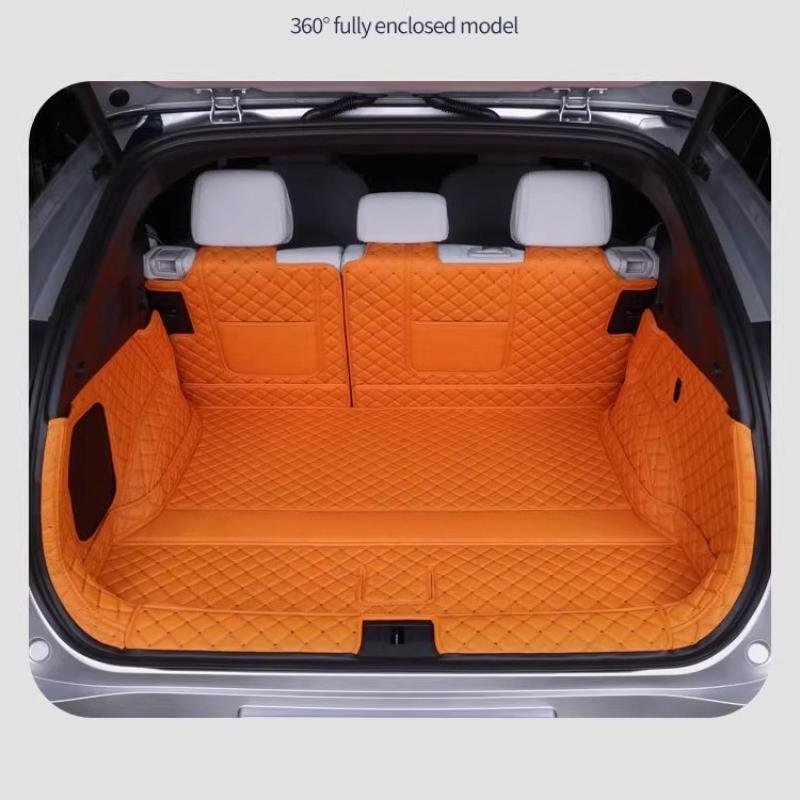 For Xpeng G6 2026 2025 2024 Car Boot Mat Rear Trunk Liner Cargo Protection Leather Trunk Mat Interior Modification Accessories