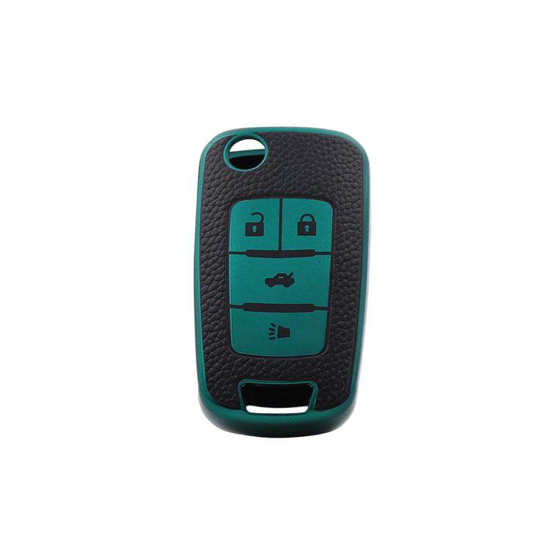 TPU Leather Car Remote Key Cover Case Shell Key Fob for Cruze Epica Lova Camaro Malibu Impala Insignia Astra Mokka Protector Holder