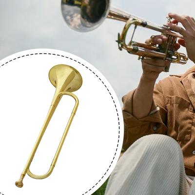 Cavalry Trumpet Musical Instrument Classic Brass Emergency Bugle for Students Orchestra Beginner