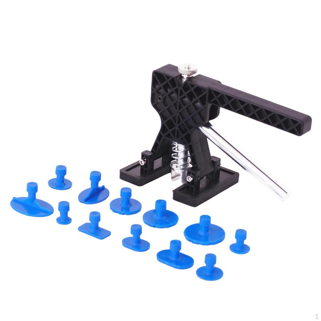 Paintless Dent Repair Set Puller for Hail Damage Dents Small Blue Spacers