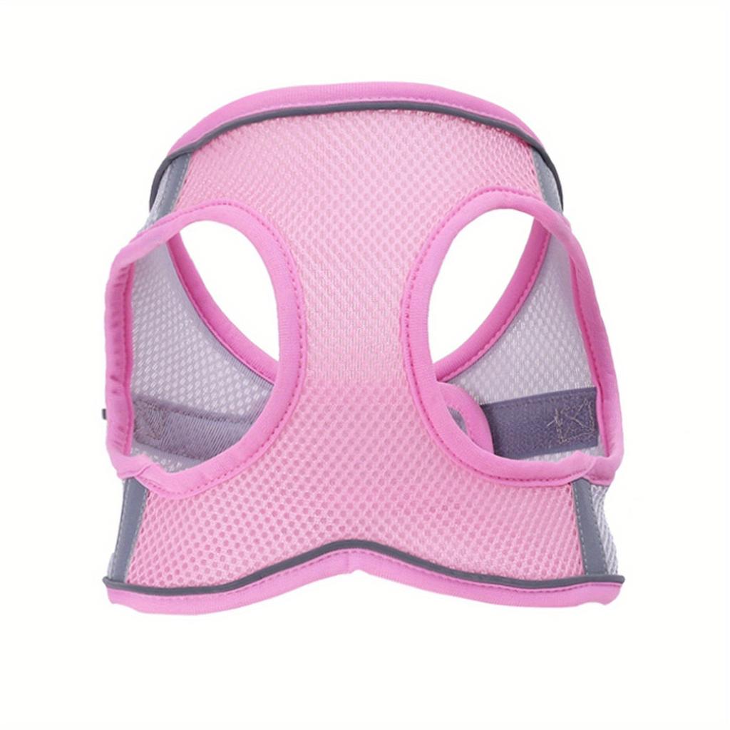 Leash Dog Reflective Soft Mesh Harness Small Medium Breeds Reflective Pets Dogs Accessories Collar Collars Flexi Vests
