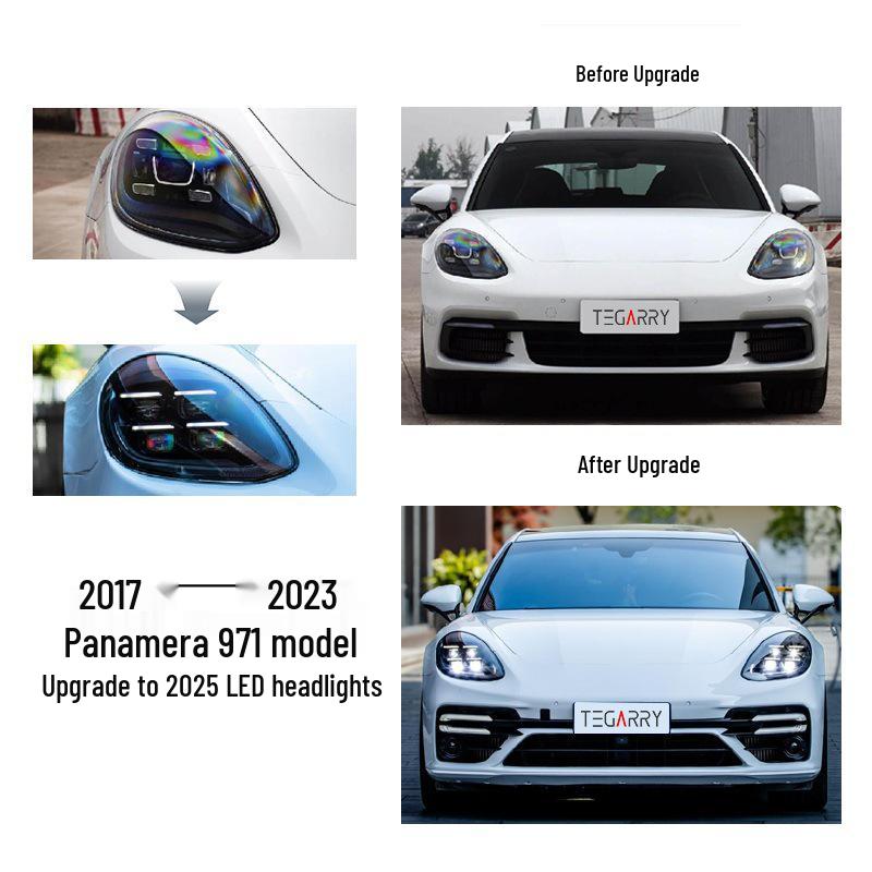 Compatible with 2017-2023 Porsche Panamera, New Matrix LED Headlights Upgrade for 971 Model.