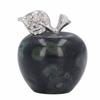 Crystal Apple Figurine Healing Crystal Carved Apple Statue Cute Crystal Apple Paperweight Craft Decoration for Home and