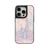 Applicable iPhone16Pro mobile phone case ins Fireworks Castle Apple 15 leather pattern advanced anti-drop protective case 13