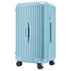 Fashion Large Capacity Zipper Suitcase Unisex Luggage Blue 1824471862-3