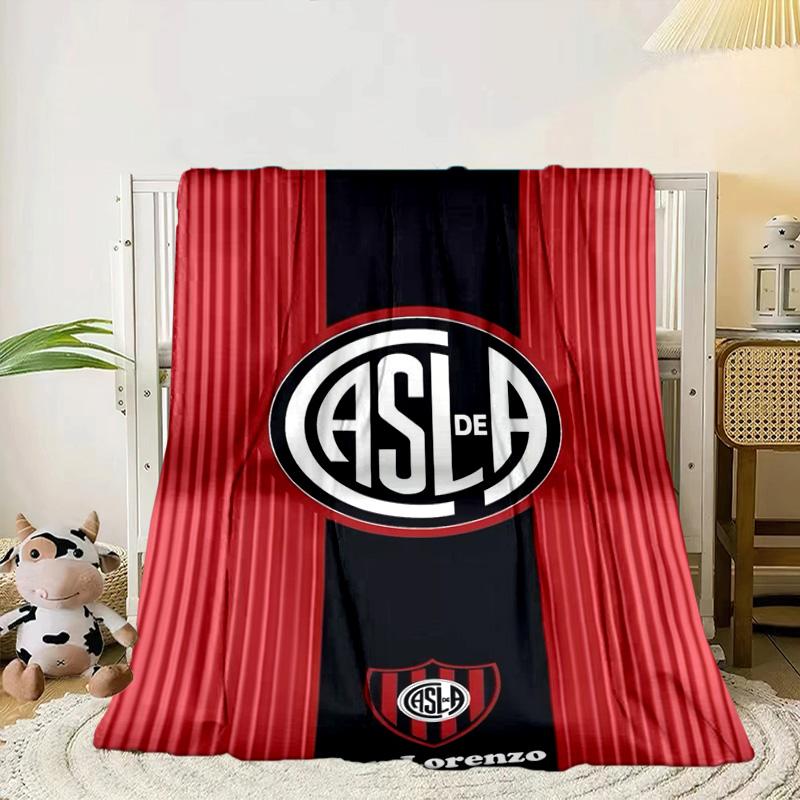 Club Atletico San Lorenzo  Portable Blanket/Soft Blanket Bedding Blanket Suitable for Travel Camping Living Rooms Offices Sofas Fan Gifts