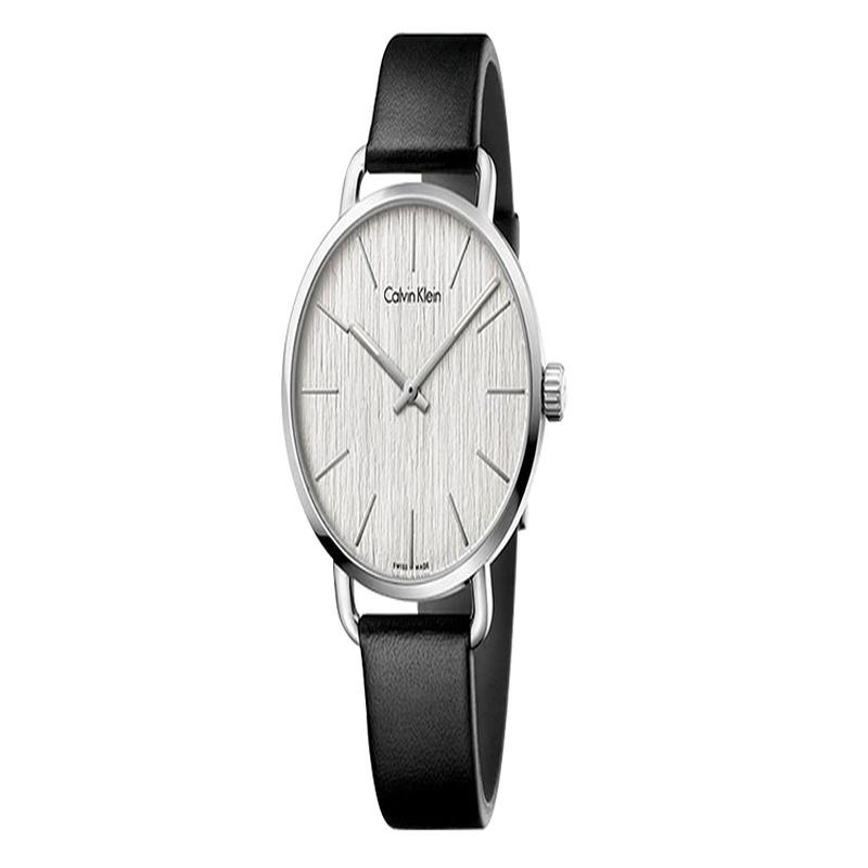 CALVIN KLEIN Transcendence Series Watch Quartz Movement Leather Strap Silver Dial Women’s Watch “Skeleton Gold” K7B231C6 золотой