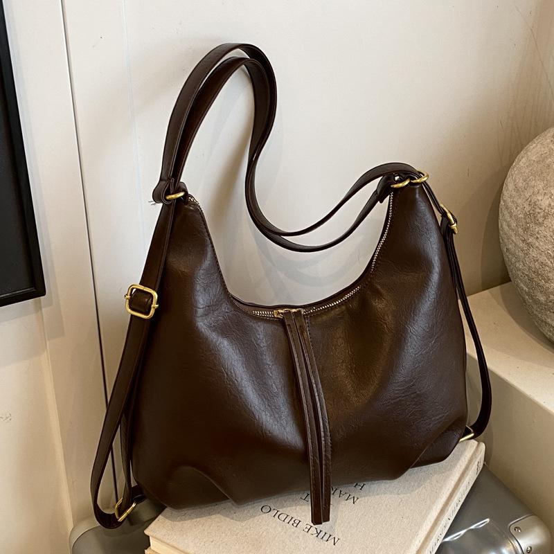 Tote bag women's 2025 new large-capacity commuter backpack casual multi-functional shoulder messenger bag travel backpack