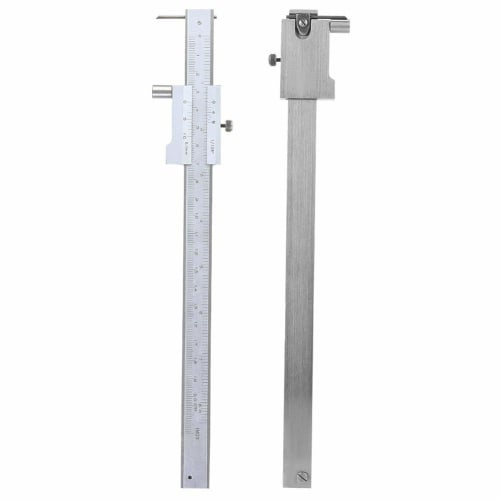 FILFEEL ?????????????????? ???????? Parallel Cross Caliper, 0-200mm Stainless Steel Parallel Cross Vernier Caliper Marking Gauge