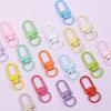 Creative Cartoon Resin Horse Keychain, Heart Pendant - Cute Student Gift