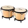 Bongos - Xdrum Bongo Club Standard Nature - 2 Drums - Natural Skins - Black Satin