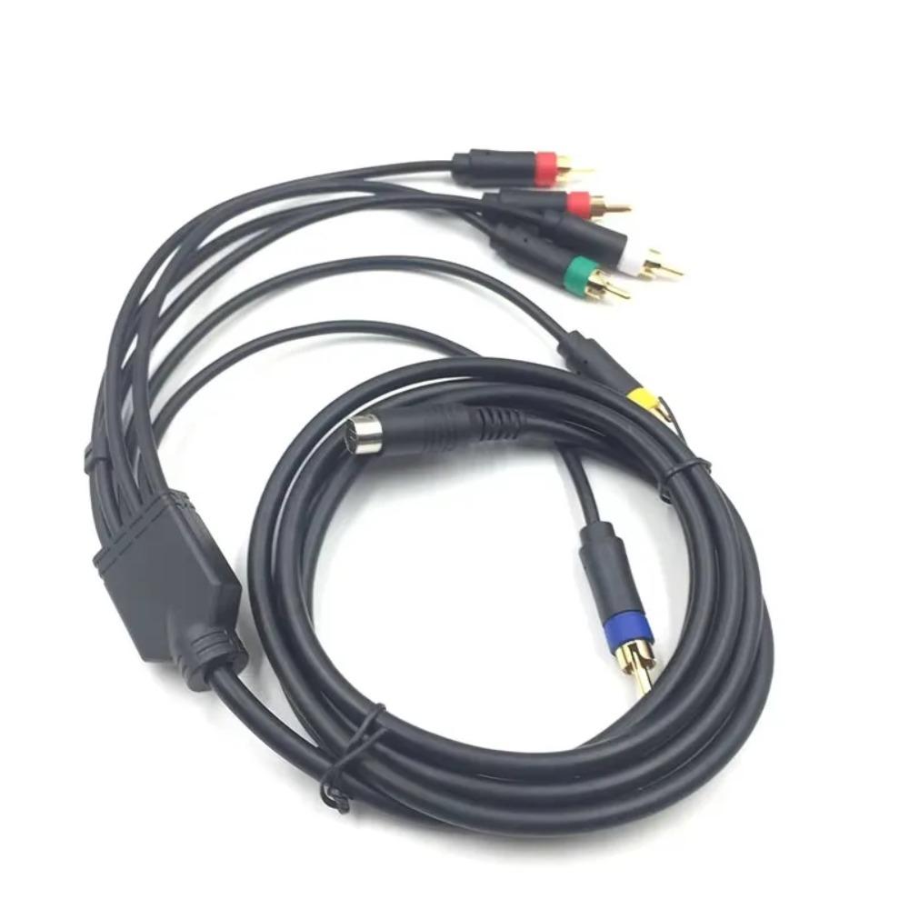 Black RGB Cable GB+Sync RCA Composite Cable Component Cable RGBS Cable for NEC XM
