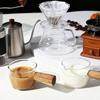 1pc-Heat Resistant Glass Measuring Cup Coffee Cup High Borosilicate Glass 75ml Concentrated Coffee Transfer Cup Milk Cup
