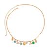 Bohemian Drip Oil Small Flower Waist Chain, Ocean Starfish Scallop Shell Fish Tail Body Chain