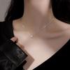 Luxury Minimalist Lucky Four Leaf Clover Clavicle Necklace For Women