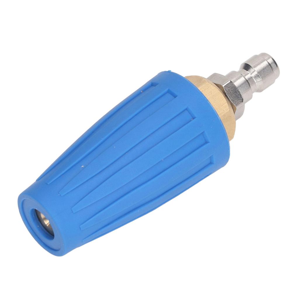 High Pressure Washer Nozzle 1 4in Quick Connector Pressure Washer 4000PSI Cleaning Rotating Nozzle 045 Hole