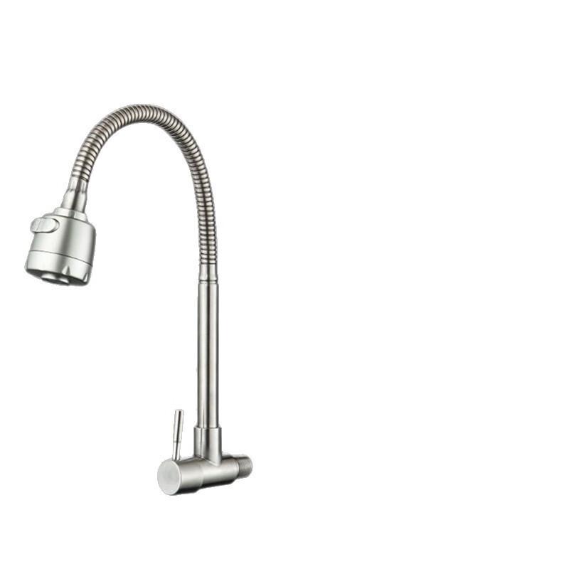 TLXT Wall-Mounted Single Cold Kitchen Faucet