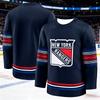 Neuer Herren Eishockey Trainingsanzug - Raptor 3D-Druck - Schnelltrocknend, Feuchtigkeitsableitend, Marineblaue Farbe - Langarm-Oberteil Kinder