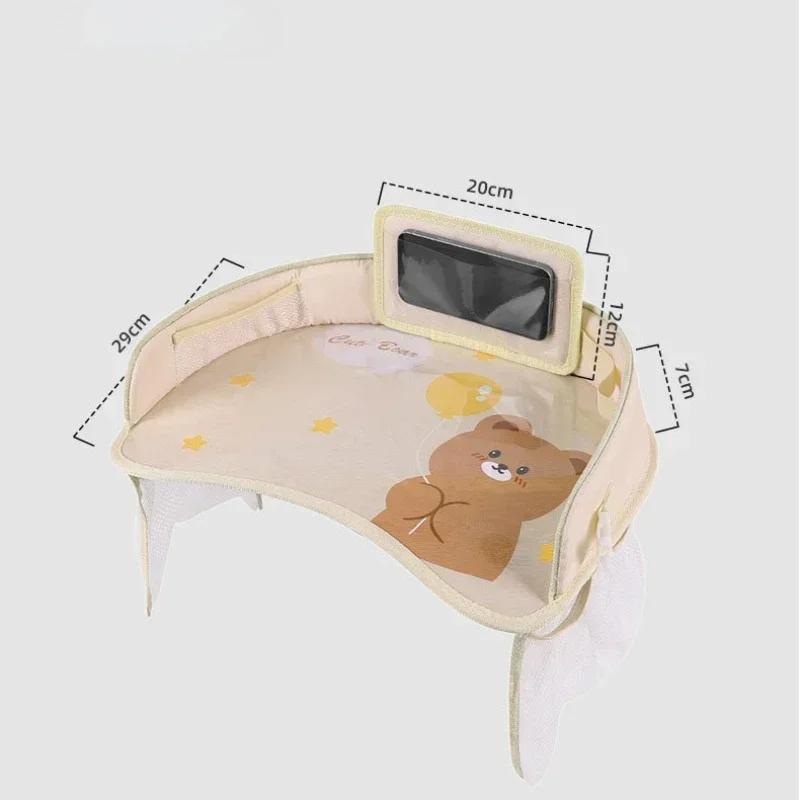 Auto-Tablett für Kinder, Kindersitz-Schutzgitter, Mini-Cartoon, Oxford-Stoff, Wasserdicht, für SUV/MPV, Autozubehör, Universell