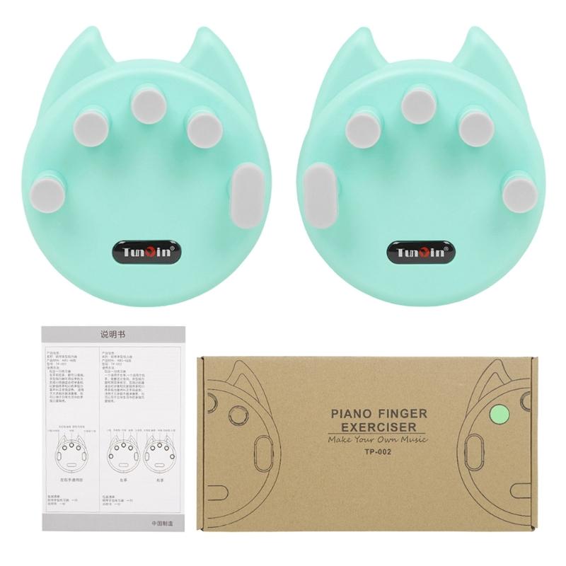 2 pcs Piano Finger Pressing Posture Correction Tool Piano Finger Trainer Silicone Hand Grip Exerciser Finger Correctors