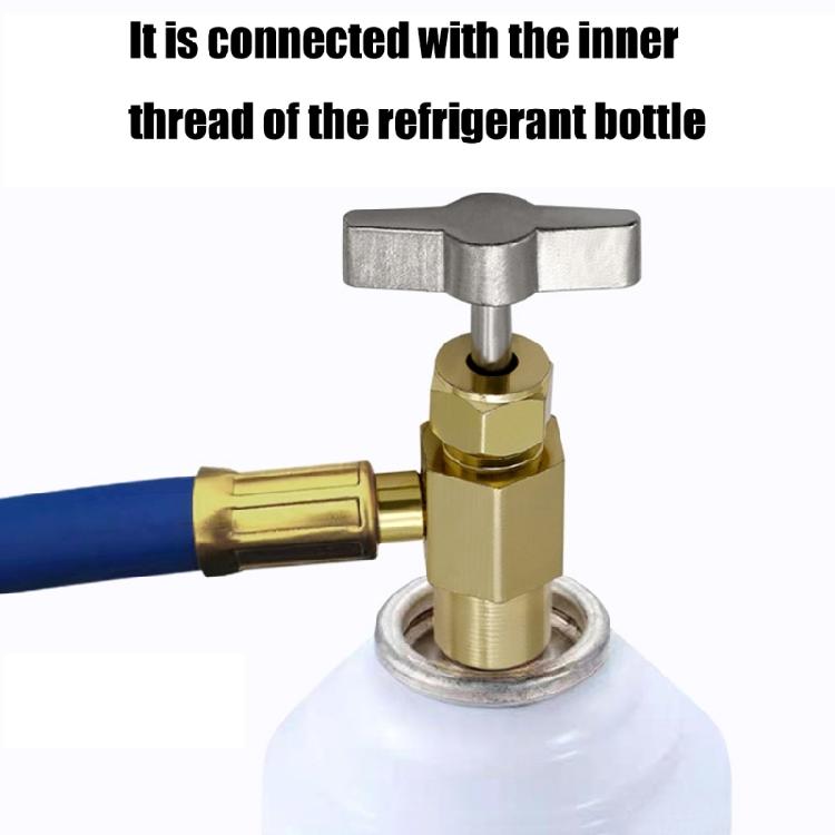 Leakproof Air Conditioning Refrigerants Dispenser Bottle Opener Charging Device for Garage Service Stations Maintenance