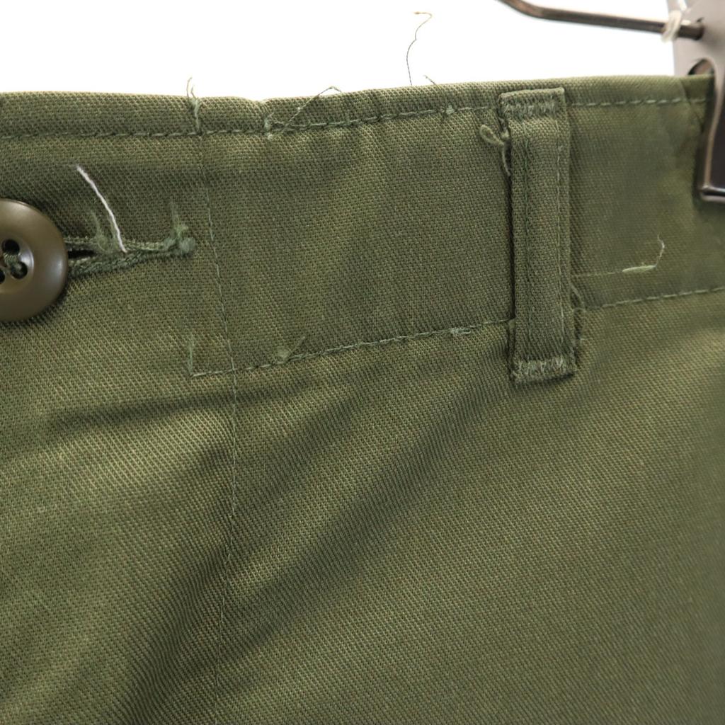 US ARMY 90s Old DLA Military pants W30 khaki Trousers Men's Used