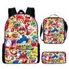 Mario, Grund- und Sekundarschulranzen, Kinderrucksack, Cartoon-Rucksack.