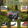 Remote Control Car, 2.4GHz 1:18 RC Cars With Light, 98FT 8KM/H 2-Rechargeable Battery, All Terrain Monster Remote Control Truck Toy, Dinosaur Monster