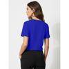 Women's Half Sleeve Cotton Blend Loose Fit Casual Wear Top T-shirt Pack Of 3