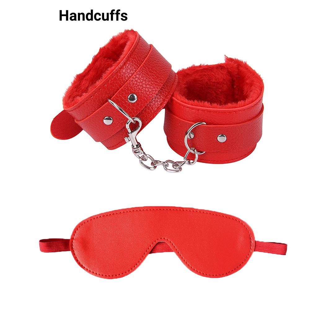 Sex Toys For Couple Women Adult Games For Women Erotic Handcuffs Ankle Cuffs Whip BDSM Bondage Restraints Slave 18+