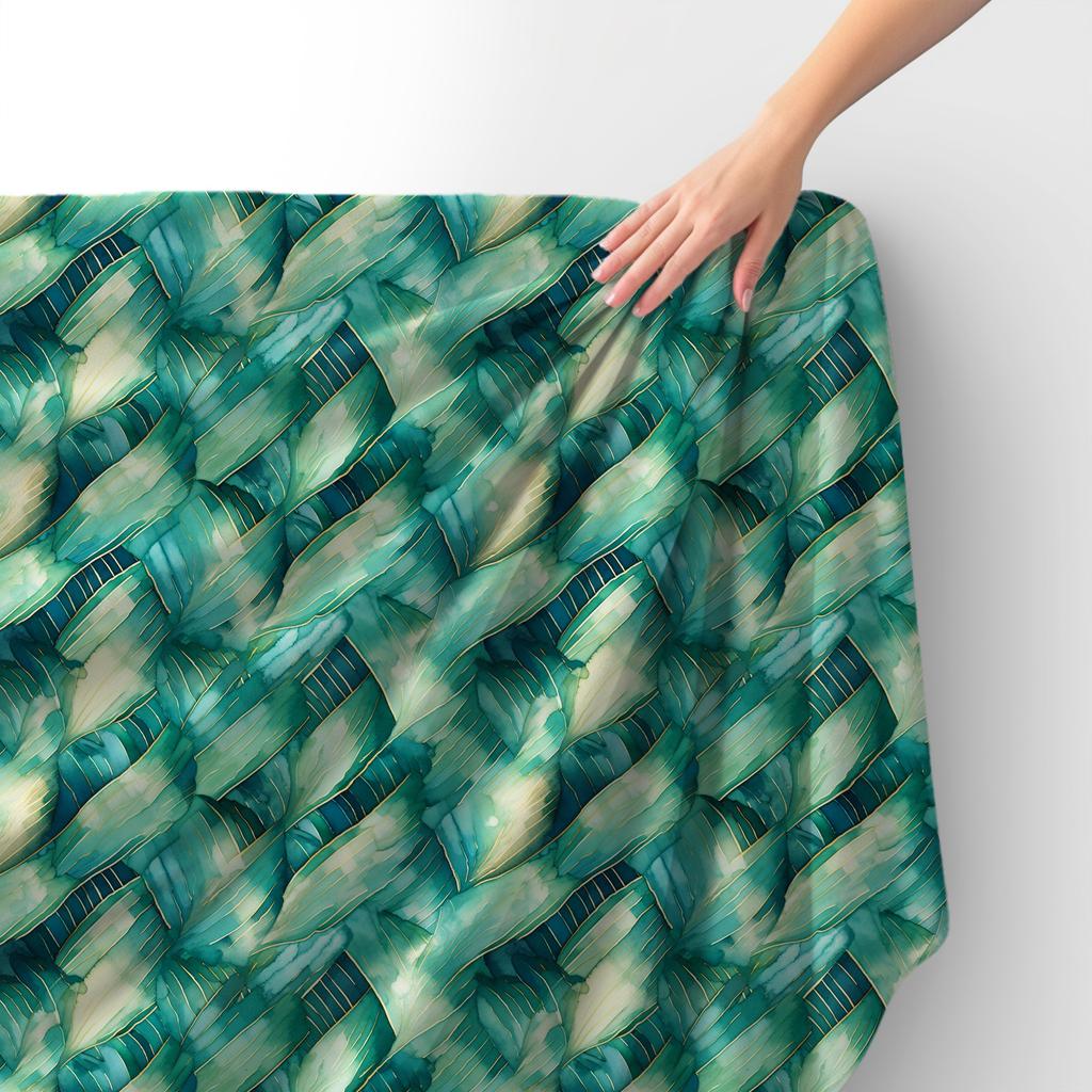 Royal Samt Stoff Polyester Zum Nähen - Motiv Abstraktion - Rdx2126