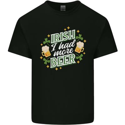 Irish More Beer Funny St Patricks Day Unisexs Light Cotton TShirt