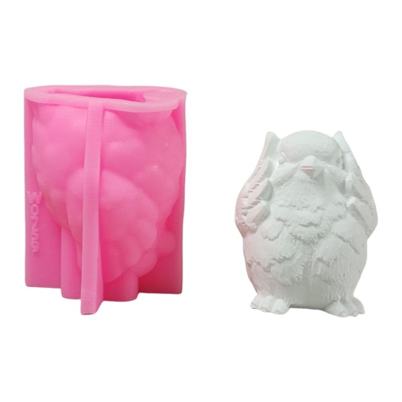 Bird Figurine Silicone Candle Molds for Making Candle Soap Candy Chocolate Temperature Resistant Fondant Silicone Molds