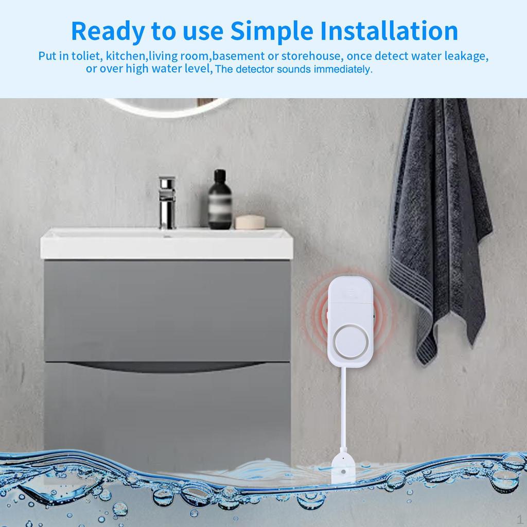 Water Leak Levels Detector Detection Flood Sensors Wired for Basement Swimming Pool