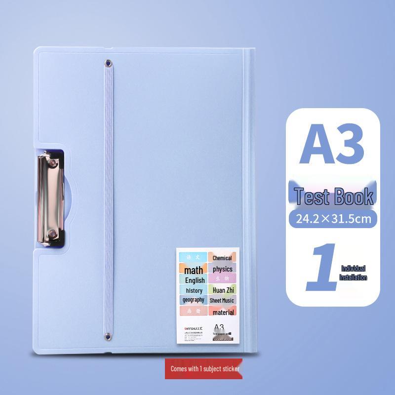 Morandi A3 Test Paper Clipboard: Document Organizer & Horizontal Writing Clip Board