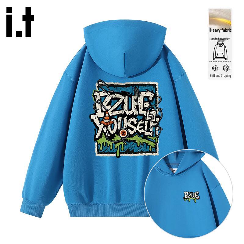 

Izzueit Men s Youth Trendy Terry Fleece Hoodie 2XL