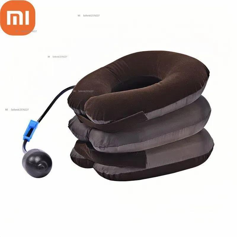 Heavy tension collar LiZi/pillow orthopedic neck and back inflatable, brown