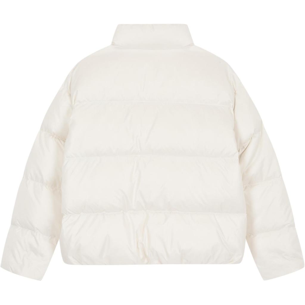 Calvin Klein Jeans Short Bread Jacket Loose Two-Way Zipper Cotton Jacket Unisex Jackets Ivory J400468YBI