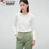 T-shirt long ample en pur coton pour femme