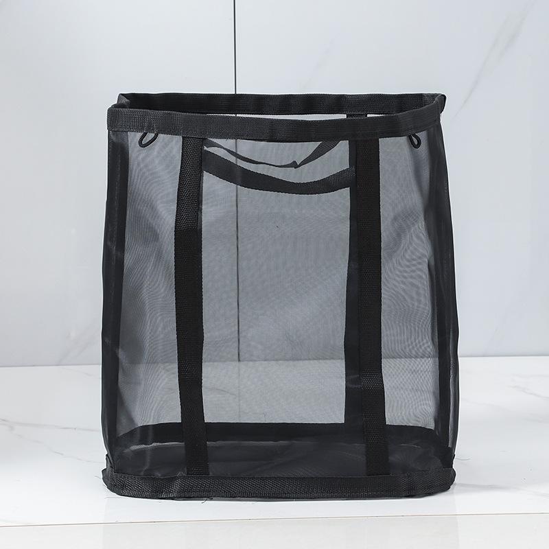 

The Household Laundry Basket Is Foldable, Wall-mounted, Portable and Has A Large Capacity for Storing Clothes in The Bathroom