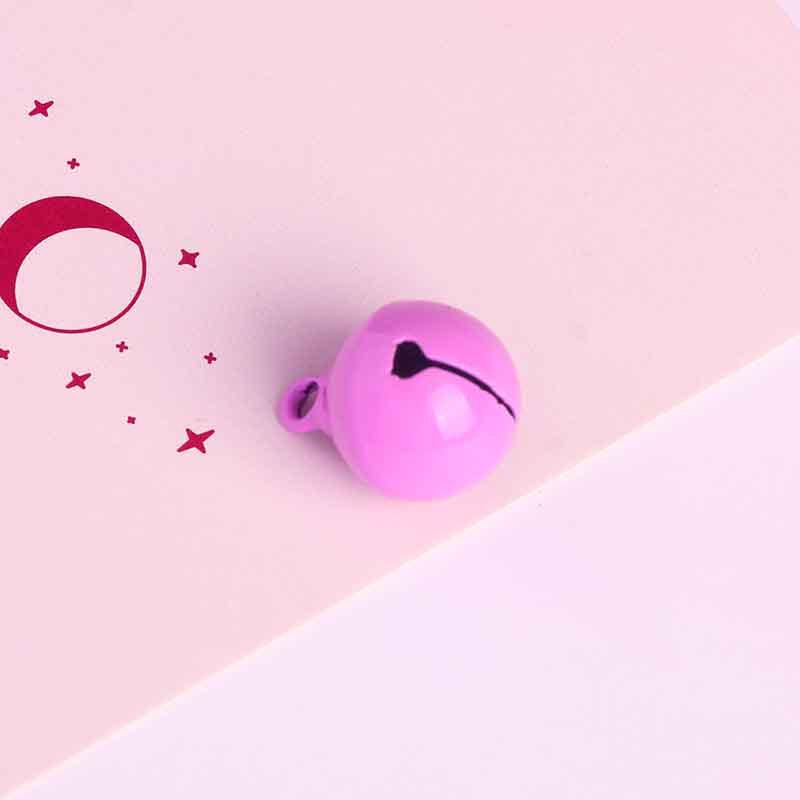 Colorful 14mm Metal Bell Keychains and Christmas Tree Decorations