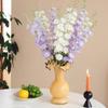 Larkspur Hyacinth Retro Floral Decor: Floor-Standing European-Style Faux Flowers for Home, Wedding, and Photography Props