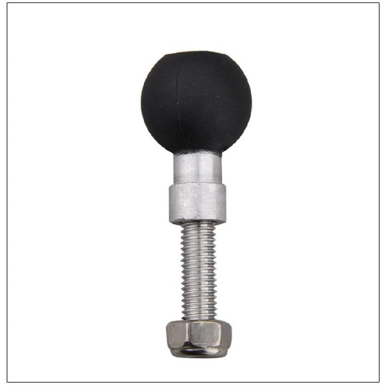 New Motorcycle Handlebar Clamp Base Set With 1" Rubber Ball & M8 Screws