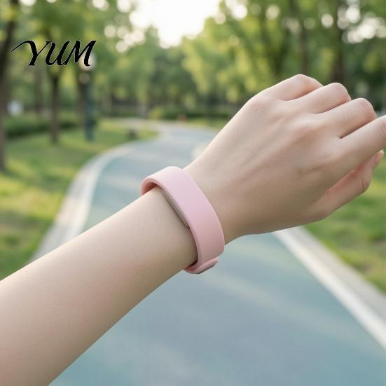 Adjustable Silicone Band for Sports Bands Hume 2.0, Breathable Replacement Strap Secure Fitness Tracker Home Use Tracker, Anti-Sweat Wristband